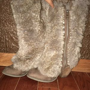 Fall/winter fur booties!